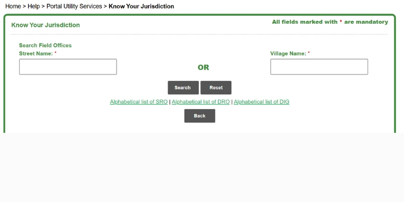 jurisdiction Form